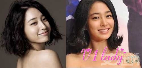 韩国韩剧中那些女明星们的短卷发发型
