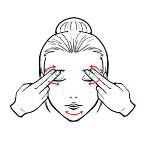 揭秘:女人脸部穴位按摩美容手法步骤图