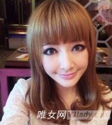 女生圆脸适合什么刘海,分享圆脸适合的发型图片